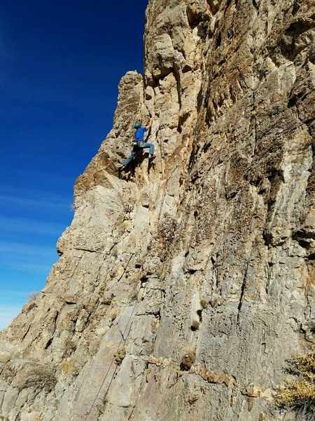 Exiting the chute