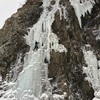 Climbing French Kiss in sparser conditions, December 2018