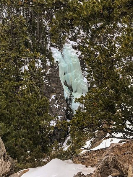 The Ghosts as seen from the approach trail just after crossing the Slogger Drainage.