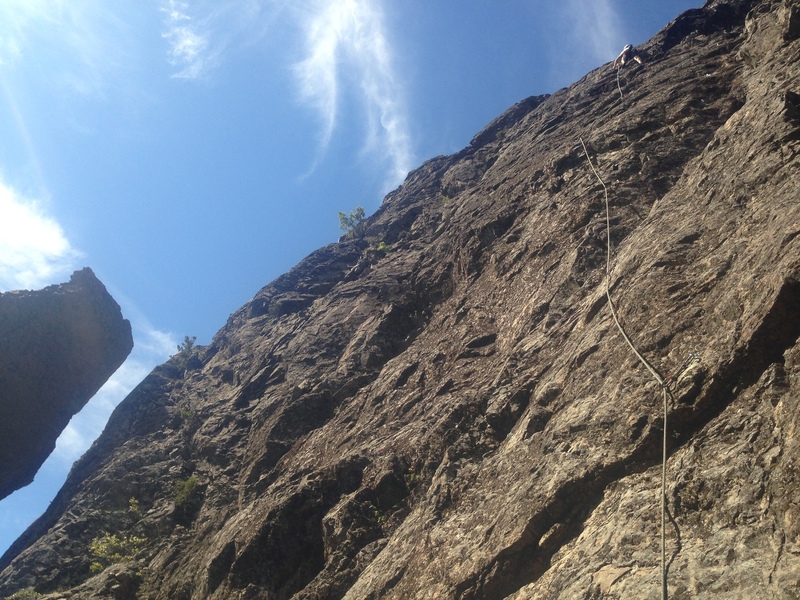 First Ascent of Dedo de Lavanda by Pete