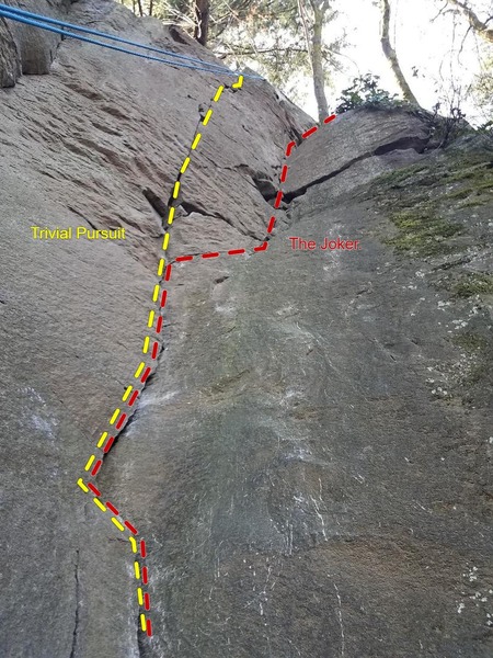 The route from the base.