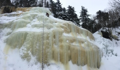 Climb Bridal Veil Falls Nh Ice And Mixed