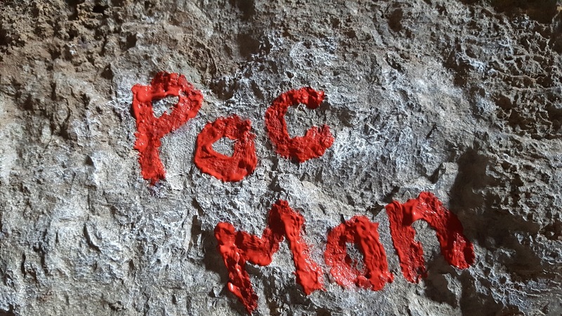 A boulder problem into an amazing route, tricky first level :-)