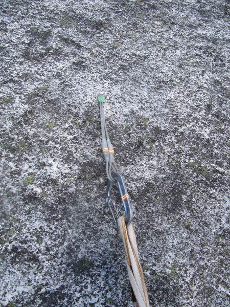 There is something about this route that is prone to loosening or flattening hangers, so I recommend you bring both a wrench and some wired stoppers in case you encounter some issues. Generally speaking this isn't a skip-some-bolts kind of route.