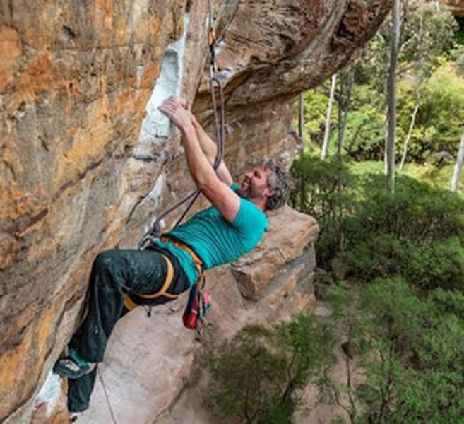 Trix Roughly, 5.12c, Main Wall, Centennial Glen, Blue Mountains, Australia