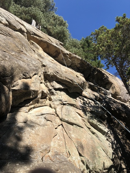 Rope hanging on route #7