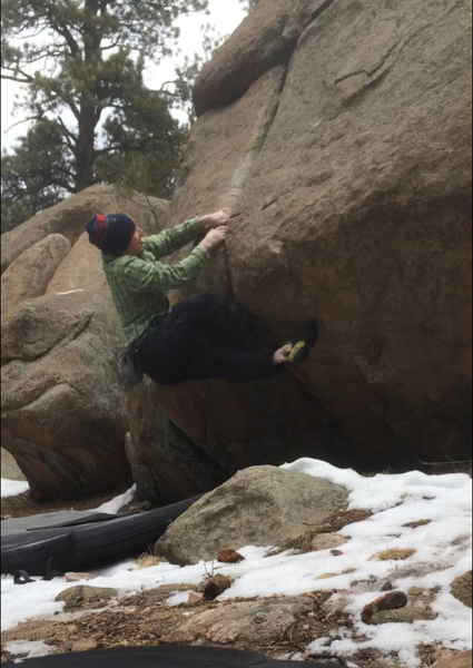 Found the start to Mr. Scott's crack.