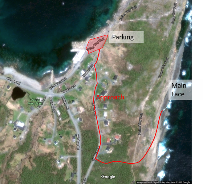 Climbing in Flatrock, Newfoundland and Labrador