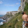 The beautiful cliffs of Portland, Dorset England