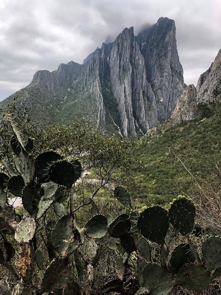 El Potrero Chico from the base of Buzz Rock. Worth the hike.