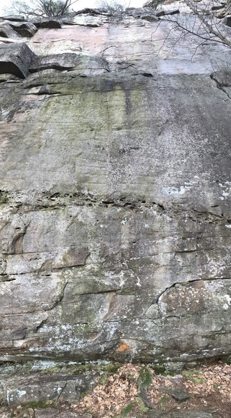 Thin Slivers in all it's glory. The route follows the hairline seam in the middle of the photo.
