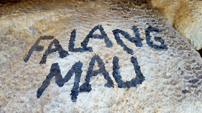 Falang Mau is a fun warm up or moderate route at Partymile.