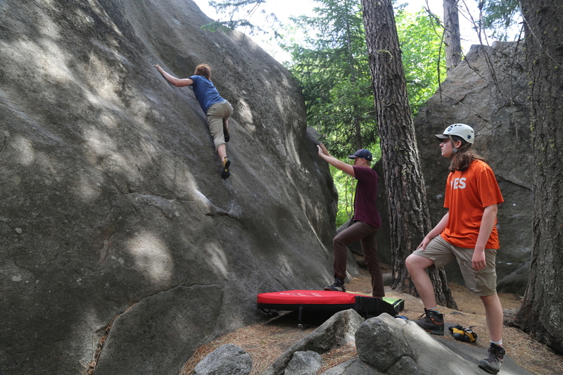 Start of the boulder