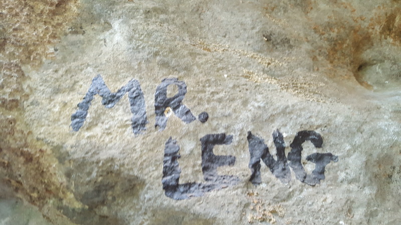 Mr. Leng starts on the gray rock before getting into the higher- quality middle section of this enjoyable route.