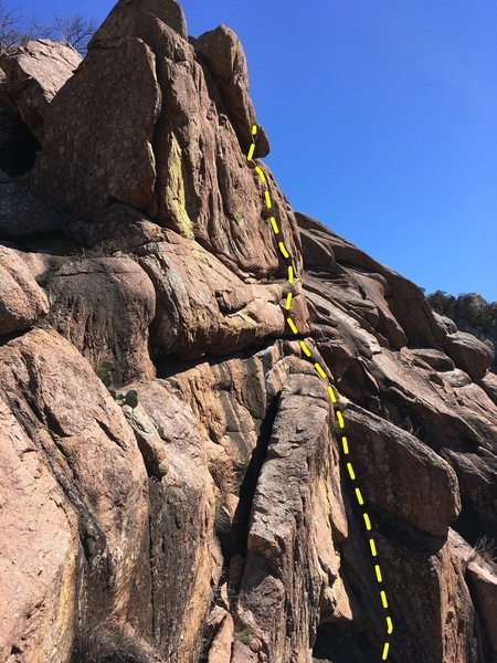 Profile of the wall.