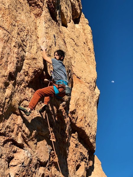Dal nearing the end of this awesome crux section.