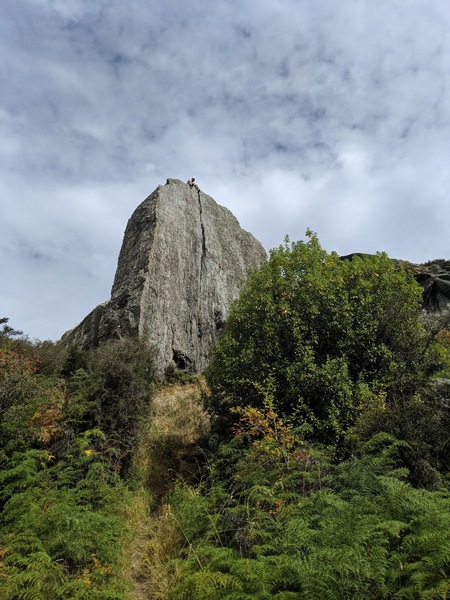 View of Tombstone from approach trail.