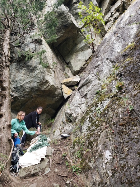 The base of Cirque du Slabay