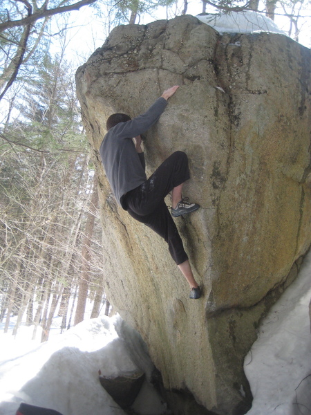 Climbing Stop In French in early spring