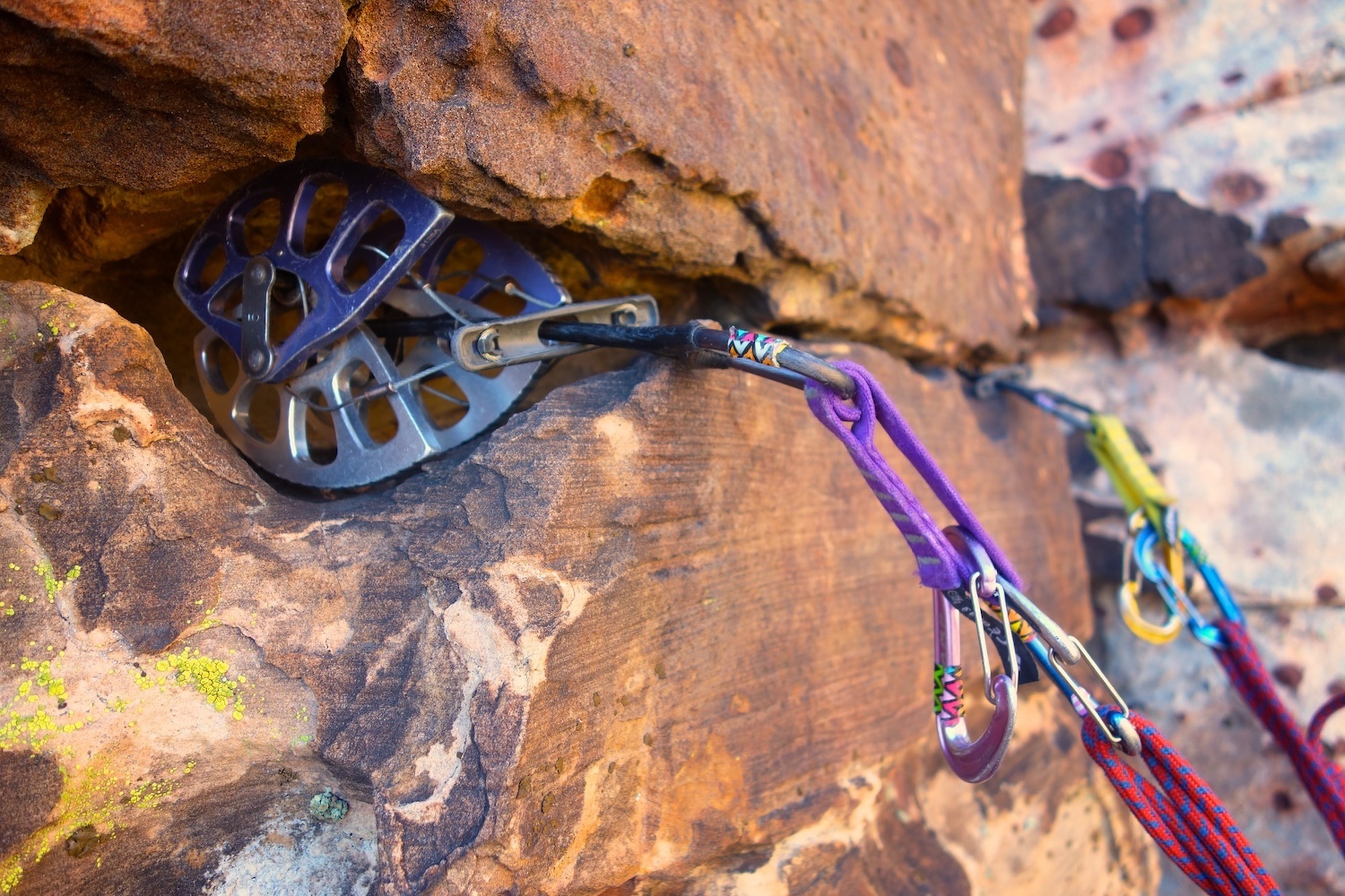 A bomber 5 placement at the anchor at the top of Pitch 1. We used the