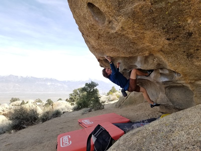 Mitch on Skye Dance (V6).