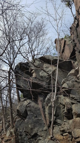 Looking left from Six Pack.