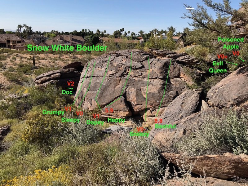 Snow White Boulder