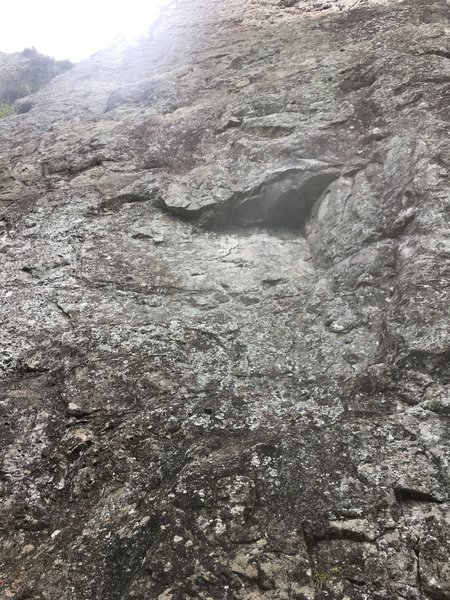 Bottom of the route