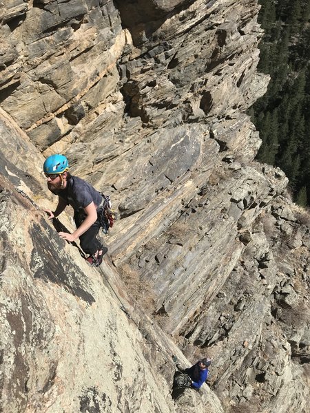 Moving up the second pitch.