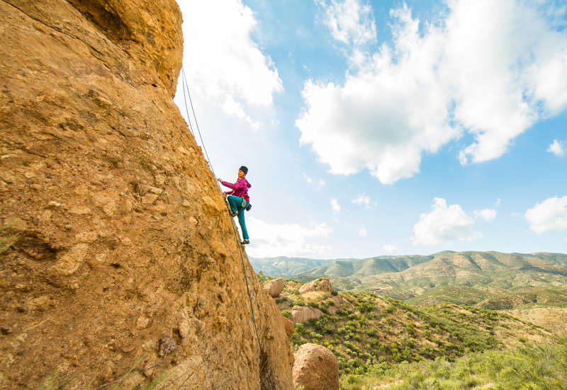 Photo of Pam Neal taken by Irene Yee, LadyLockoff, during the development of Enchanted Boulder. On EB2.