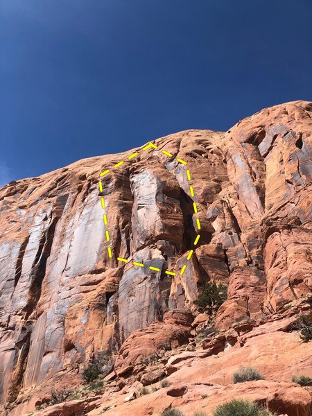 Jah Tower as seen from the trail