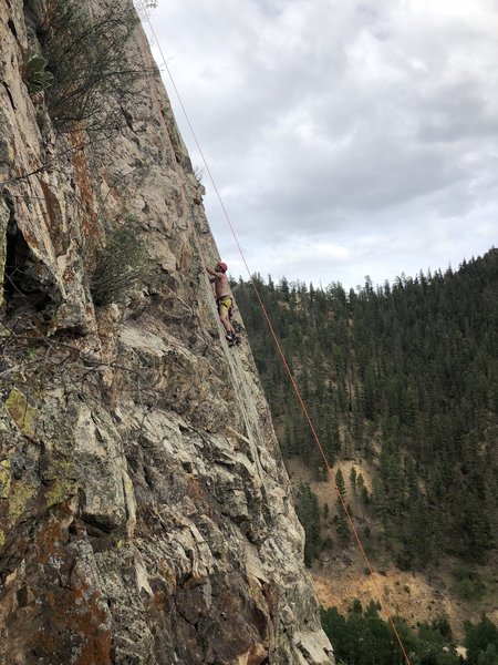 Nice slab climb