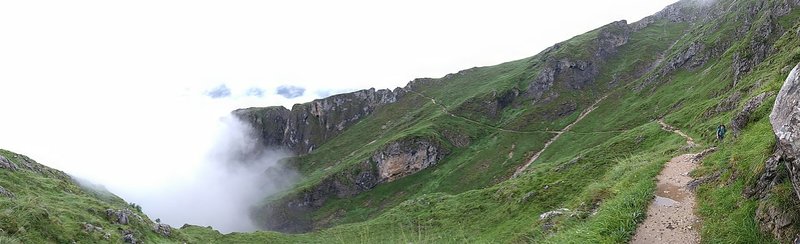 Approach hike from Sotres, June 2018