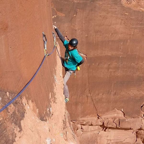 The pitch 2 slab traverse