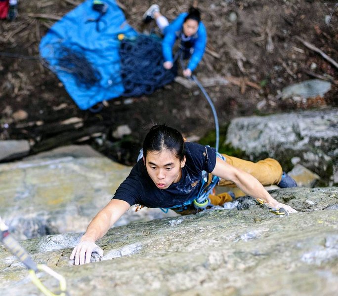 Looking like a monkey on Steel Monkey