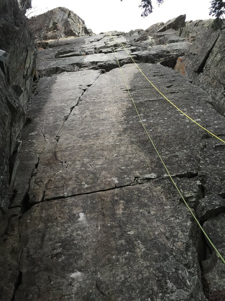 BP Route, View from Belay