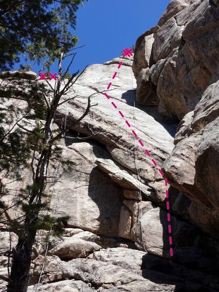 These Ol' Bones with But It's Low Angle anchors marked.