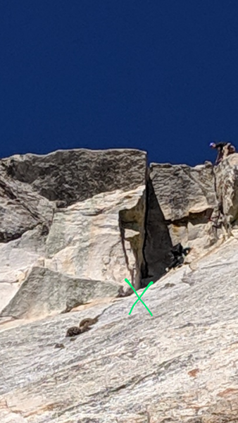 X marks the spot for loose.block on T Horn.