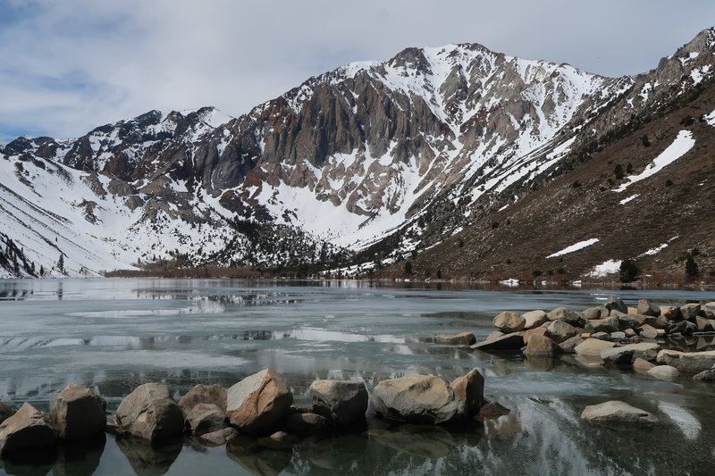 Laurel Mountain in fat spring conditions, 2019. The Mendenhall Couloir ...