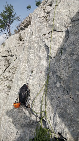 Bolts at the summit