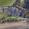 Sea Walls and associated areas. Avon Gorge, Bristol, England.<br>
Annotated Google Maps imagery.