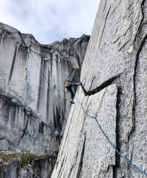 Eric on the second pitch of the variation finish. So good!
