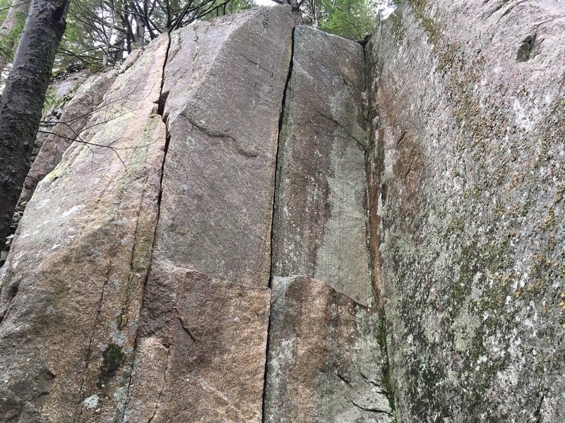 Monarch Butterfly is the left crack. The V-Groove is the right crack.