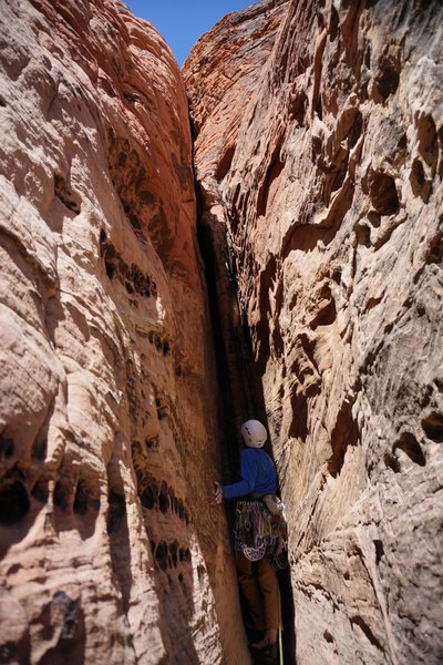 Starting up the third pitch. Photo: Giselle Field
