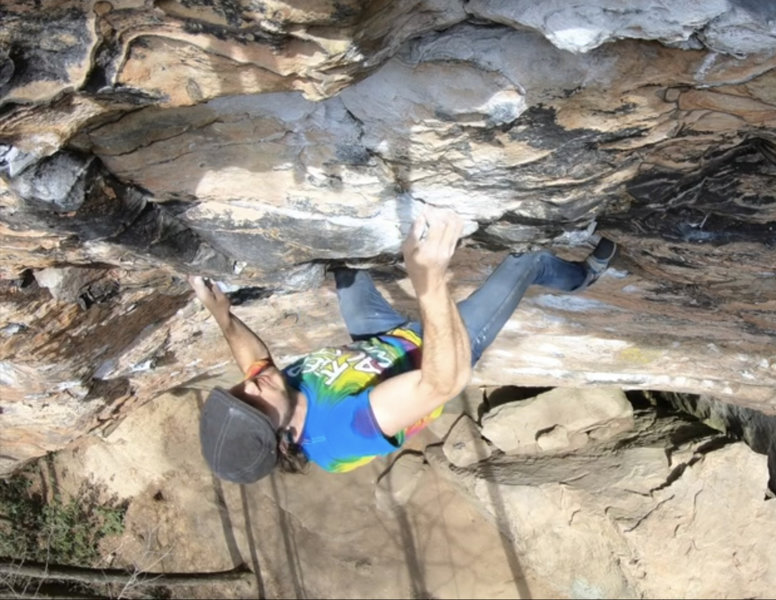 Solo in the crux