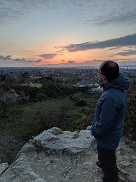 Overlooking the West Valley and beyond