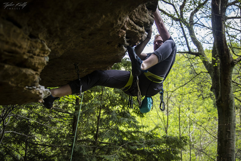 roof extension, tough choice for a warm up. Photo by Tyler Kelly