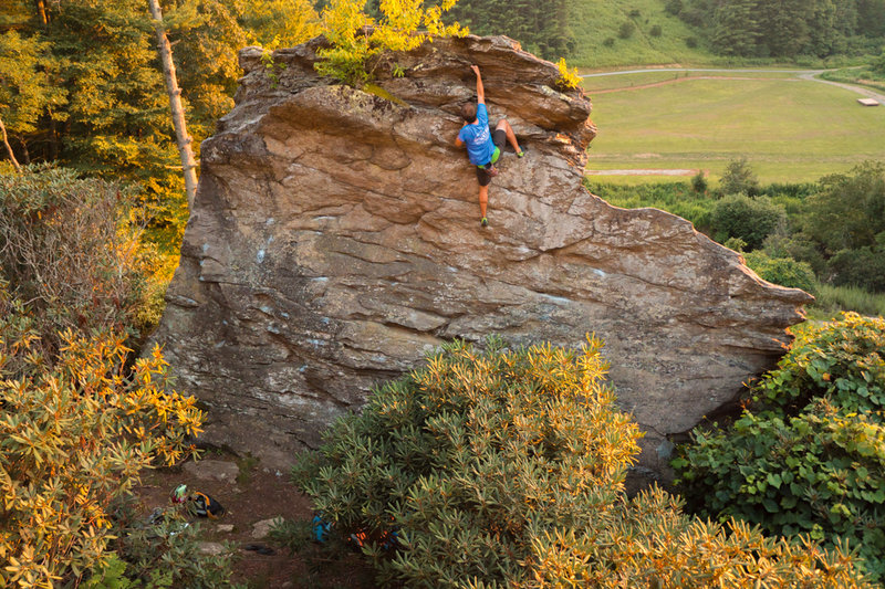 Climbing In Boone Greenway Trail Boulders 2 Northern Mountains Region