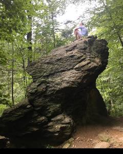 Bouldering in Council Rock, Southeastern Lowlands