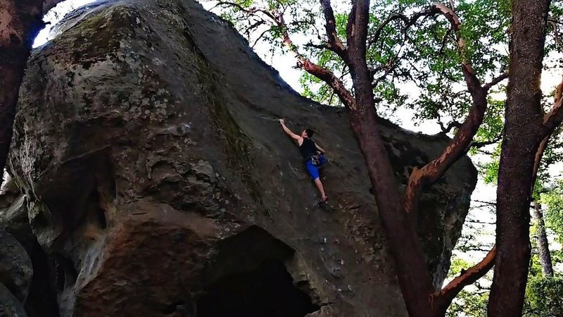 I really like this route. Good warmup, great for laps, as well as footwork/ slab practice.